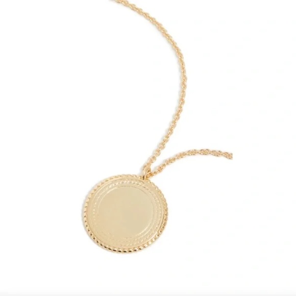 SHASHI Theodora Disc Pendant Necklace - Picture 4 of 8